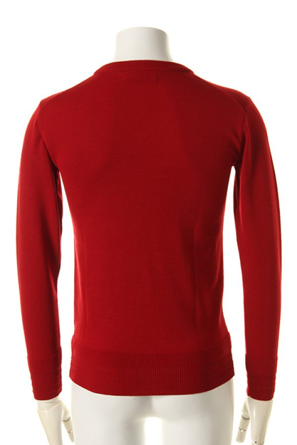 画像2: 【 40%OFF セール52,800円→31,680円】 1piu1uguale3 ウノピゥウノウグァーレトレ LABRADOR by BOTTO POALA V-NECK KNIT{MRK087-WOL048-45-AFA} (2)