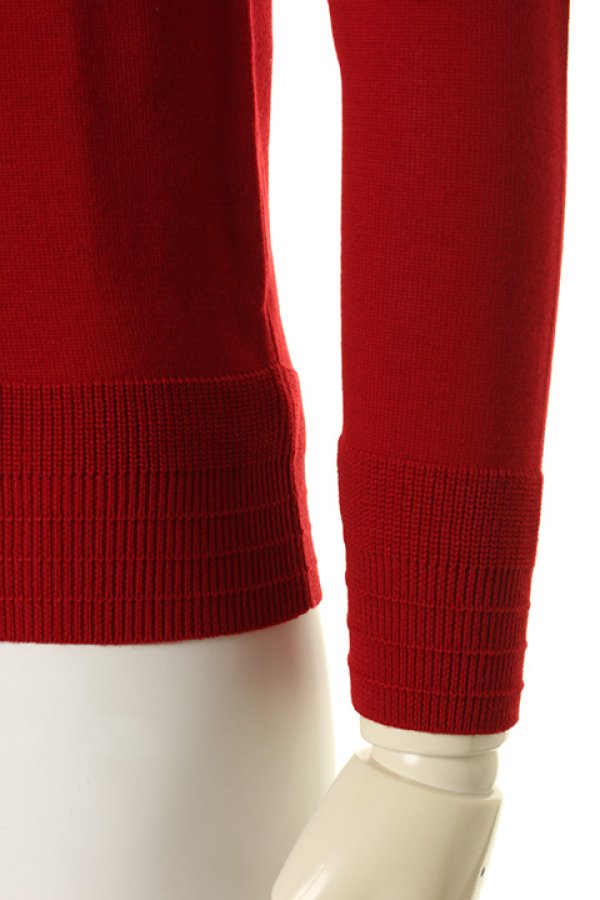 画像5: 【 40%OFF セール52,800円→31,680円】 1piu1uguale3 ウノピゥウノウグァーレトレ LABRADOR by BOTTO POALA V-NECK KNIT{MRK087-WOL048-45-AFA} (5)