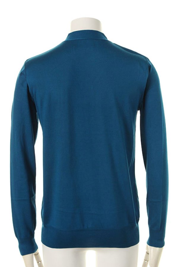 画像2: 【 40%OFF セール44,000円→26,400円】 1piu1uguale3 ウノピゥウノウグァーレトレ KOHARU(SILK) L/S V-NECK{MRK104-SLK005-53-AGS} (2)