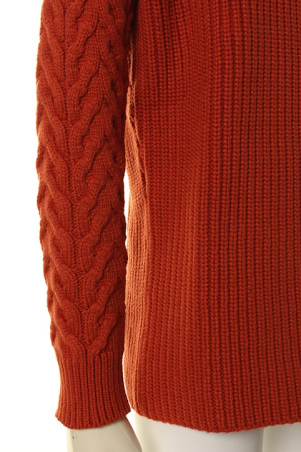 画像4: 【 30%OFF セール66,000円→46,200円】 1piu1uguale3 ウノピゥウノウグァーレトレ ERICA DROP SHOULDER CREW{MRK132-WOL057-35-AGA} (4)