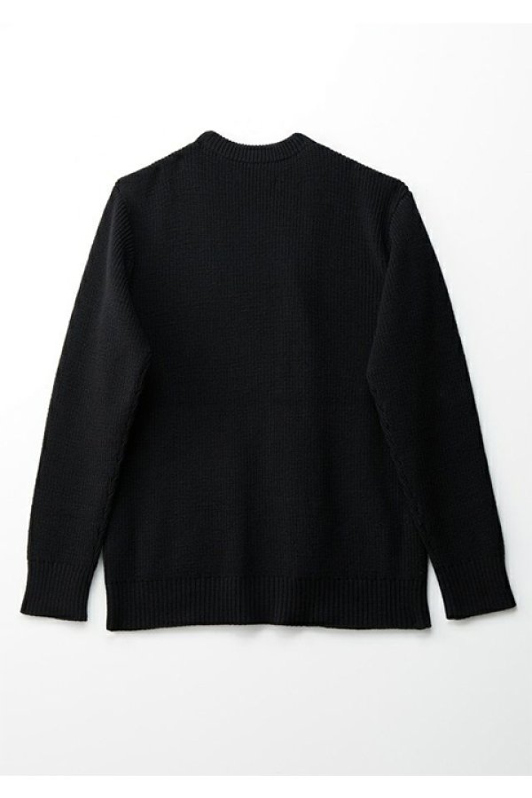 画像5: 【 40%OFF セール71,500円→42,900円】 1piu1uguale3 ウノピゥウノウグァーレトレ 1B V-CARDIGAN{MRK224-WOL114-99-BAA} (5)