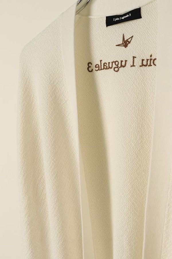 画像3: 【 30%OFF セール55,000円→38,500円】 1piu1uguale3 ウノピゥウノウグァーレトレ YURUFUWA CARDIGAN MERINO WOOL KANOKO 14G 2PLY{-BCS} (3)