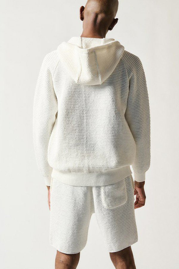 画像3: 【 40%OFF セール93,500円→56,100円】 1piu1uguale3 ウノピゥウノウグァーレトレ ZIP HOODED{-BDS} (3)