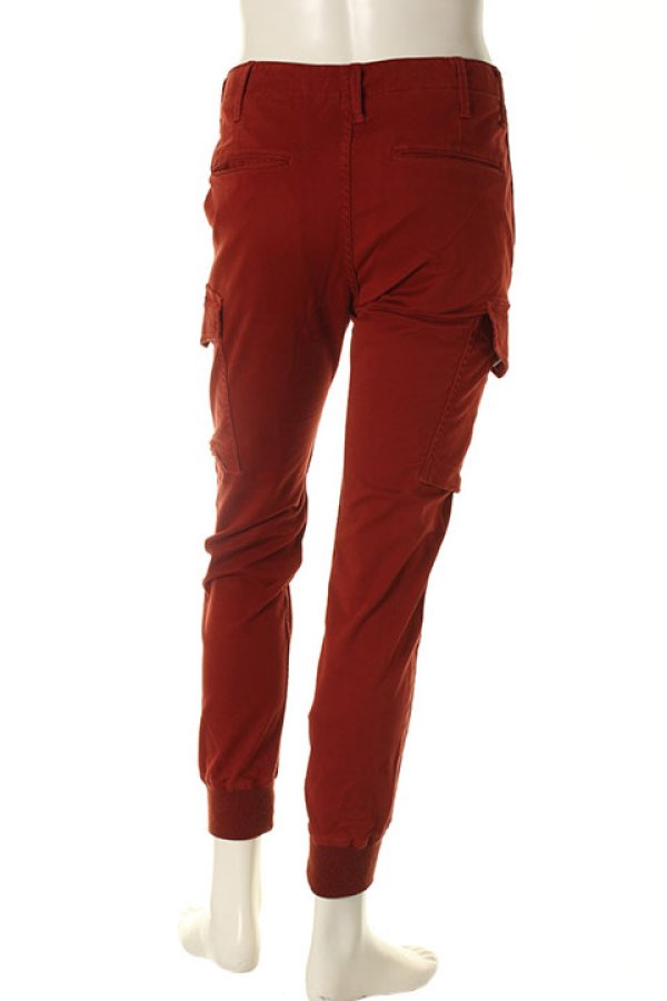 画像2: 【 30%OFF セール52,800円→36,960円】 1piu1uguale3 ウノピゥウノウグァーレトレ STRETCH TWILL BIO WASH TROUSERS ARMY PANTS{MRP200-CTT006-45-AFA} (2)