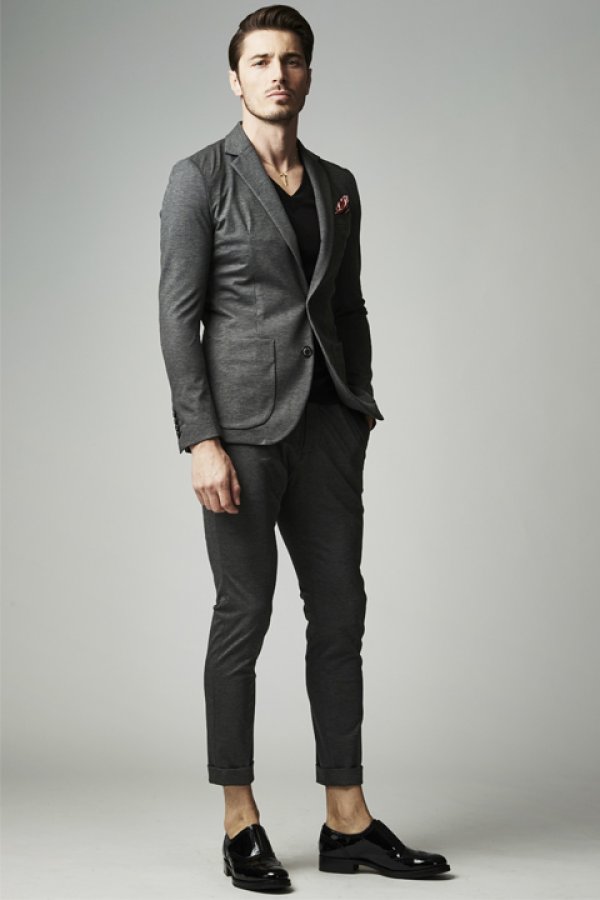 画像4: 【 30%OFF セール46,200円→32,340円】 1piu1uguale3 ウノピゥウノウグァーレトレ WRINKLE GUARD SUPER STRETCH TRAVEL PANTS{MRP220-RYN008-95-AIS} (4)