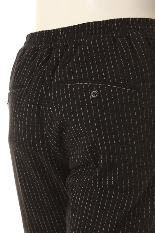 画像4: 【 30%OFF セール62,700円→43,890円】 1piu1uguale3 ウノピゥウノウグァーレトレ COMPRESSION STRIPE FLANO JERSEY DANDY SLACKS{MRP269-WCT006-C99-AGA} (4)