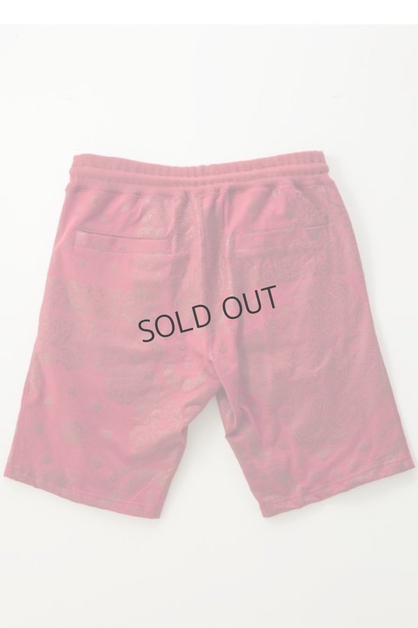 画像2: 1piu1uguale3 ウノピゥウノウグァーレトレ ORIGINAL BANDANA PATCH SWEAT SHORTS{MRP333-COT228-Z45-AHS} (2)