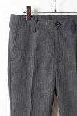 画像3: 【 ポイント10倍 】1piu1uguale3 ウノピゥウノウグァーレトレ TR STRETCH/TR STRIPE RIB SLACKS{MRP362-PRY042-95-AIS}【セットアップ対応商品】 (3)