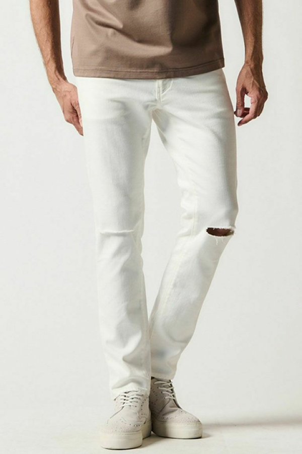 画像2: 【 30%OFF セール66,000円→46,200円】 1piu1uguale3 ウノピゥウノウグァーレトレ 9 TAPERED DAMAGED{MRP610-CTR020-DN12-BDS} (2)