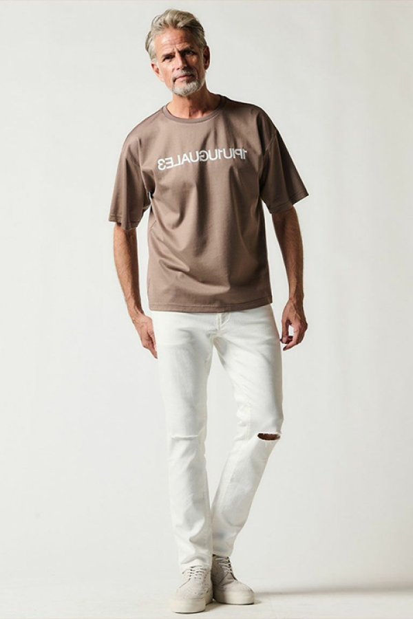 画像3: 【 30%OFF セール66,000円→46,200円】 1piu1uguale3 ウノピゥウノウグァーレトレ 9 TAPERED DAMAGED{MRP610-CTR020-DN12-BDS} (3)