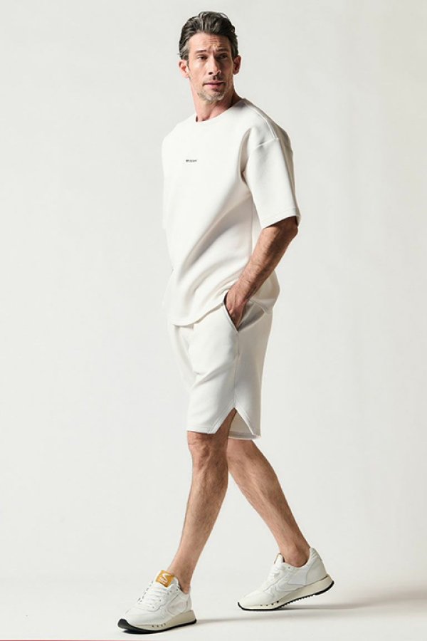 画像2: 【 30%OFF セール71,500円→50,050円】 1piu1uguale3 ウノピゥウノウグァーレトレ WIDE SHORTS{-BDS} (2)