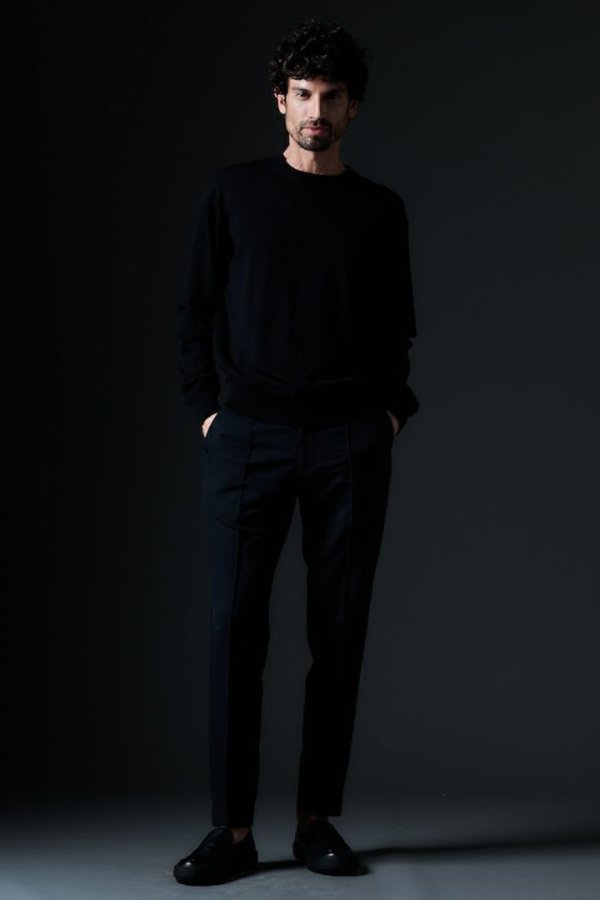 画像7: 【 30%OFF セール72,600円→50,820円】 1piu1uguale3 ウノピゥウノウグァーレトレ CREASE SLACKS{-BES} (7)