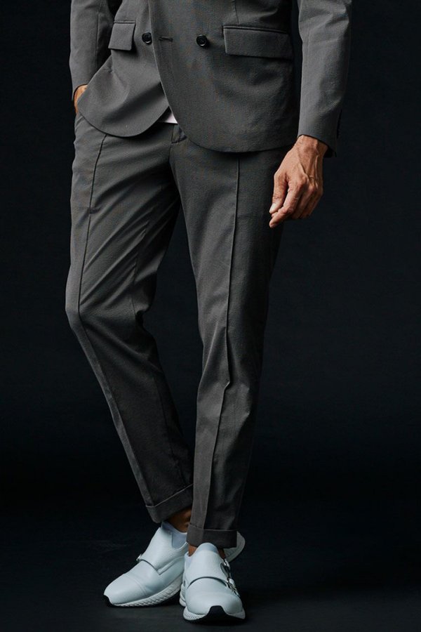 画像1: 1piu1uguale3 ウノピゥウノウグァーレトレ COMFY SLACKS{-BFS} (1)