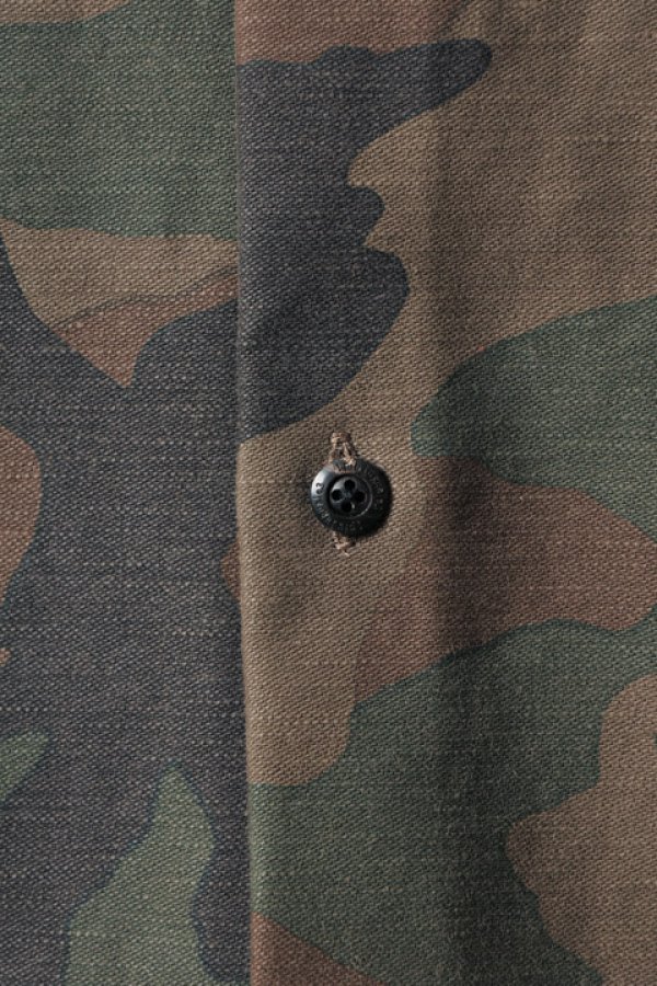 画像4: ▽ 65%OFF アウトレットセール39,600円→13,860円▽ 1piu1uguale3 ウノピゥウノウグァーレトレ original camo ahirts collection for UNDERBAR plain L/S{-ABA} (4)