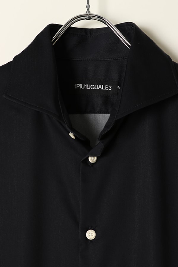 画像3: 【 30%OFF セール41,800円→29,260円】 1piu1uguale3 ウノピゥウノウグァーレトレ CUPRA SATIN STRETCH PLAIN{MRS098-CUC002-57-AHS} (3)