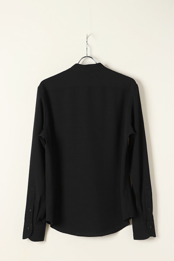 画像4: 【 30%OFF セール44,000円→30,800円】 1piu1uguale3 ウノピゥウノウグァーレトレ NO COLLAR SHIRT / SOFT SHARK 2WAY{MRS148-POE296-99-BBS} (4)