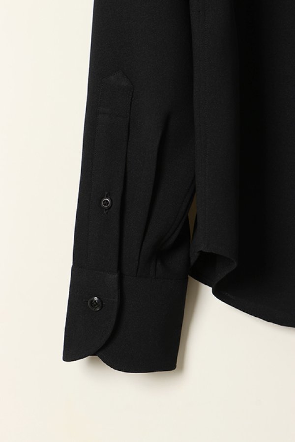 画像5: 【 30%OFF セール44,000円→30,800円】 1piu1uguale3 ウノピゥウノウグァーレトレ NO COLLAR SHIRT / SOFT SHARK 2WAY{MRS148-POE296-99-BBS} (5)
