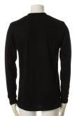 画像2: 【 ポイント10倍 】1piu1uguale3 ウノピゥウノウグァーレトレ FINE WOOL JERSEY MIDDLE-V BASIC L/S{MRT075-WOL039-99-AFA} (2)