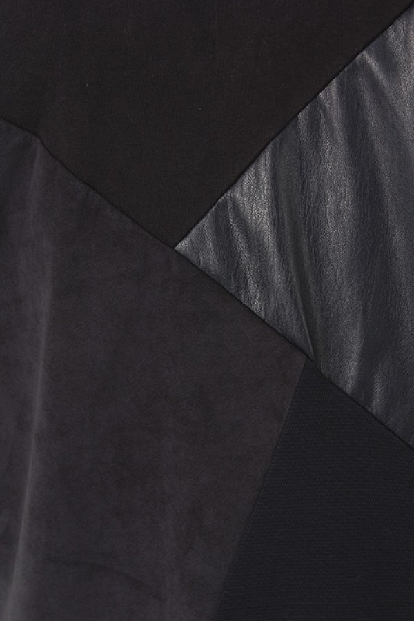 画像4: 【 30%OFF セール22,000円→15,400円】 1piu1uguale3 ウノピゥウノウグァーレトレ CRAZY CUTTING JERSEY CRAZY FRONT T{MRT107-OVR005-57-AGS} (4)