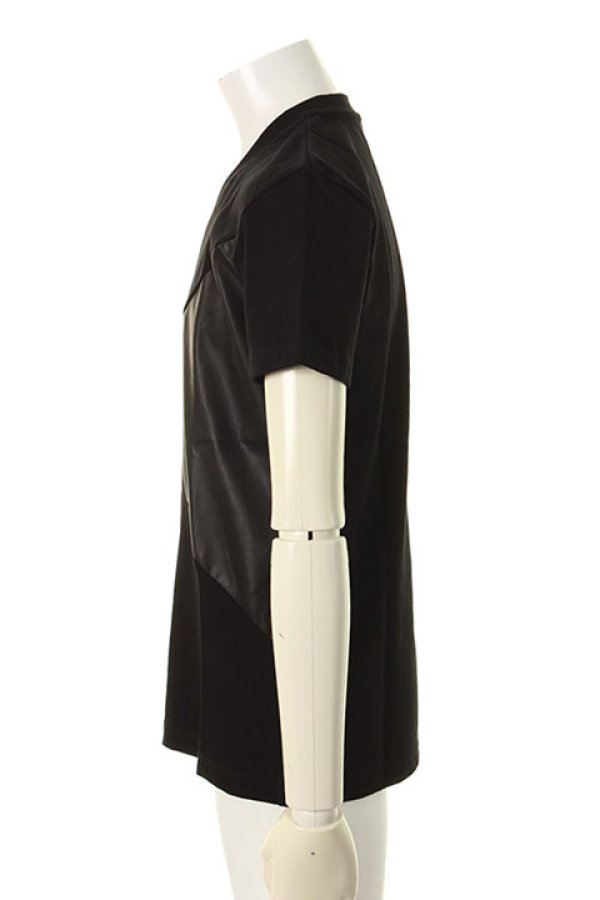 画像3: 【 40%OFF セール22,000円→13,200円】 1piu1uguale3 ウノピゥウノウグァーレトレ CRAZY CUTTING JERSEY CRAZY FRONT T{MRT107-OVR005-99-AGS} (3)