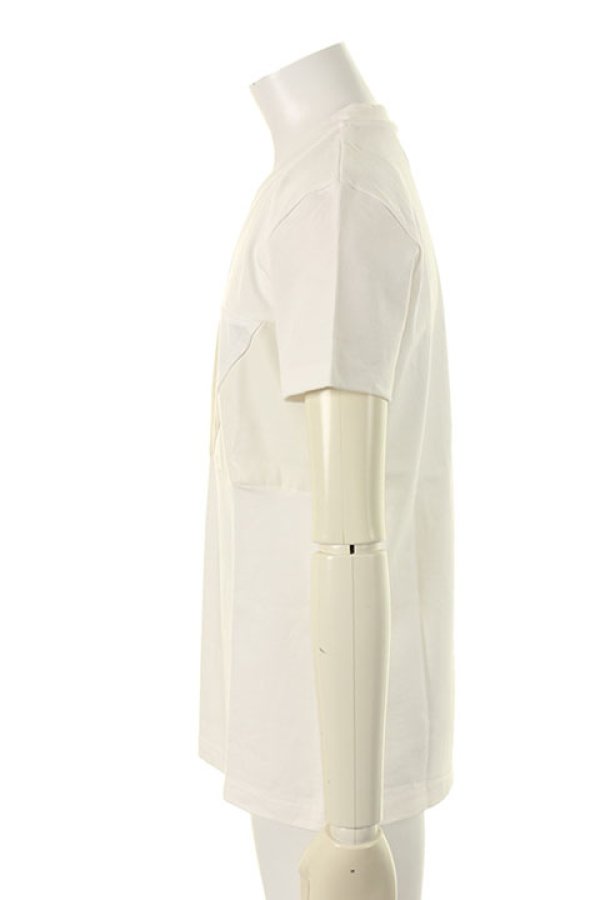 画像3: 【 30%OFF セール19,800円→13,860円】 1piu1uguale3 ウノピゥウノウグァーレトレ CRAZY CUTTING JERSEY CRAZY FRONT T{MRT110-OVR005-10-AGS} (3)