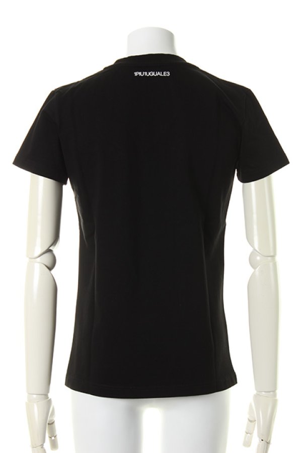 画像2: 【 40%OFF セール25,300円→15,180円】 1piu1uguale3 ウノピゥウノウグァーレトレ BIARRITZ JERSEY DENIM POCKET T{MRT113-COT179-99-AHS} (2)