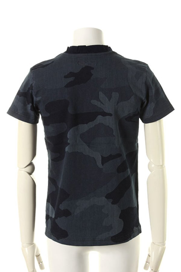画像2: 1piu1uguale3 ウノピゥウノウグァーレトレ INDIGO BIG CAMO LASER V{MRT123-CTU112-A54-AGS} (2)