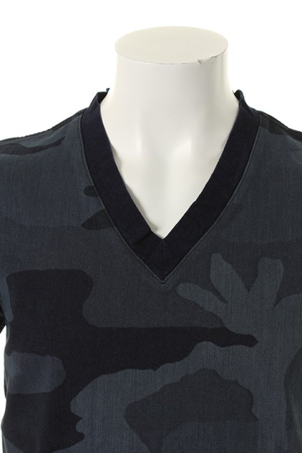 画像4: 1piu1uguale3 ウノピゥウノウグァーレトレ INDIGO BIG CAMO LASER V{MRT123-CTU112-A54-AGS} (4)