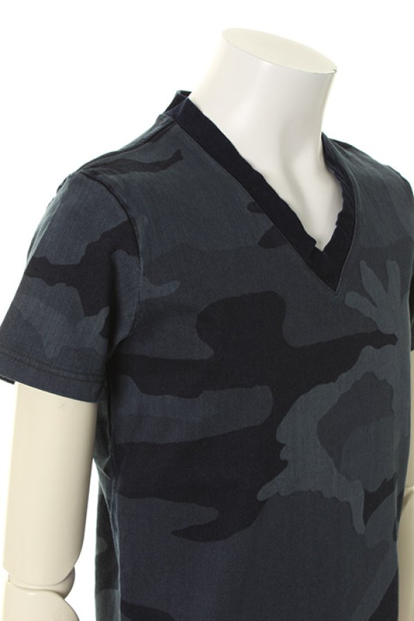 画像5: 1piu1uguale3 ウノピゥウノウグァーレトレ INDIGO BIG CAMO LASER V{MRT123-CTU112-A54-AGS} (5)