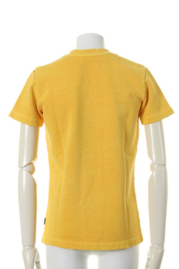 画像2: 【 30%OFF セール30,800円→21,560円】 1piu1uguale3 ウノピゥウノウグァーレトレ AMERICAN DRY SWEAT STONE DAMAGE V-NECK{MRT150-COT226-33-AHS} (2)