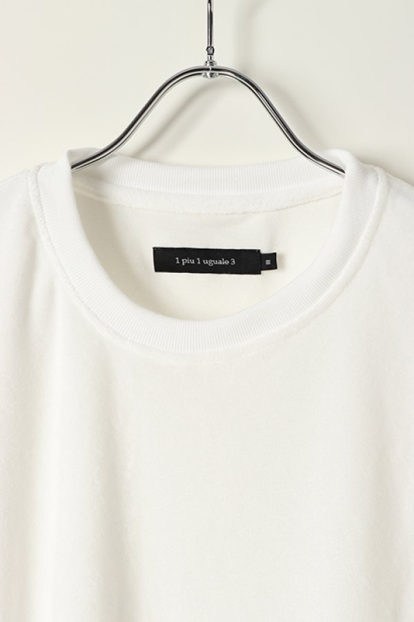 画像2: 【 30%OFF セール31,900円→22,330円】 1piu1uguale3 ウノピゥウノウグァーレトレ ROUND CREW{MRT246-TCL004-10-BAS} (2)