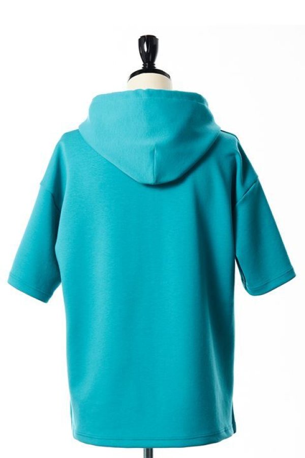 画像2: 【 40%OFF セール49,500円→29,700円】 1piu1uguale3 ウノピゥウノウグァーレトレ S/S HOODED T PASCAL JERSEY{-BCS} (2)