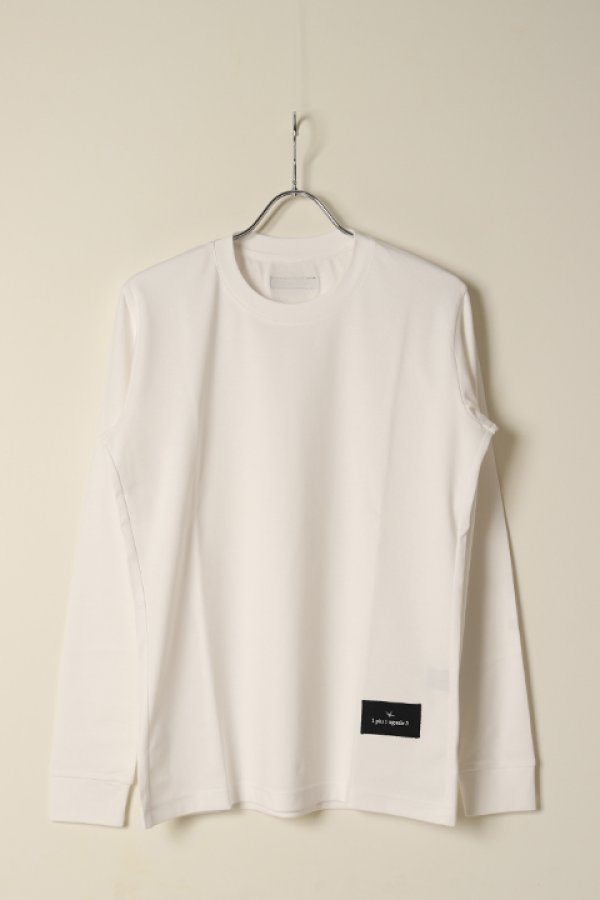 画像1: 【 30%OFF セール30,800円→21,560円】 1piu1uguale3 ウノピゥウノウグァーレトレ L/S TAGS T SUPIMA PREMIUM SMOOTH{-BCS} (1)