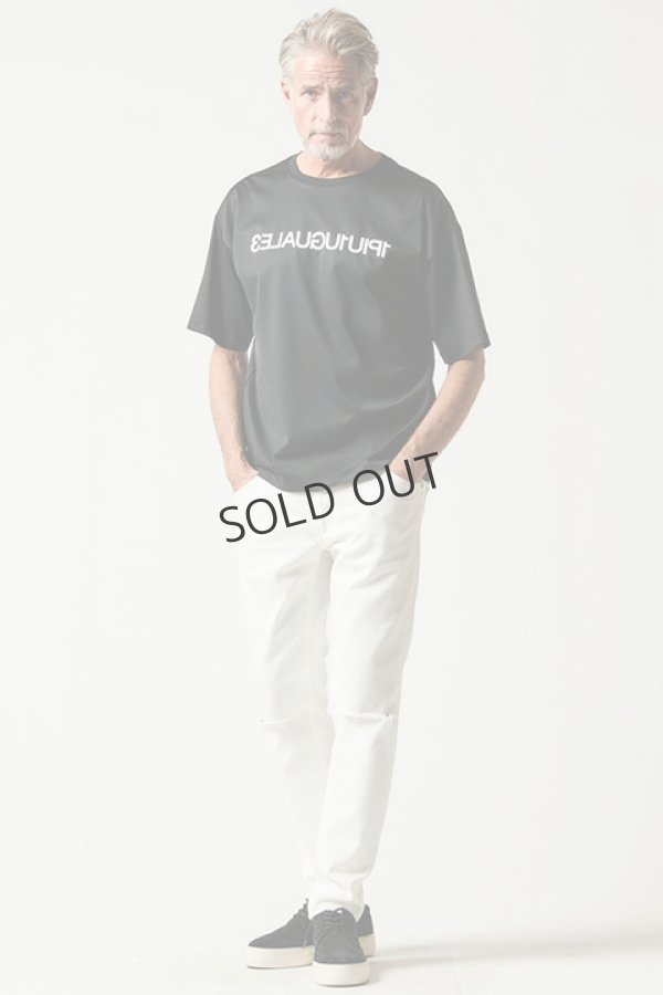 画像2: 【 10%OFF セール49,500円→44,550円】 1piu1uguale3 ウノピゥウノウグァーレトレ 113 MIRROR BIG TEE{-BDS} (2)