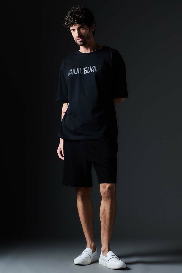 画像3: 【 20%OFF セール52,800円→42,240円】 1piu1uguale3 ウノピゥウノウグァーレトレ 113 LOGO BIG TEE{-BES} (3)