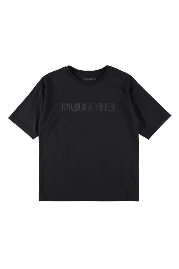 画像4: 【 20%OFF セール52,800円→42,240円】 1piu1uguale3 ウノピゥウノウグァーレトレ 113 LOGO BIG TEE{-BES} (4)