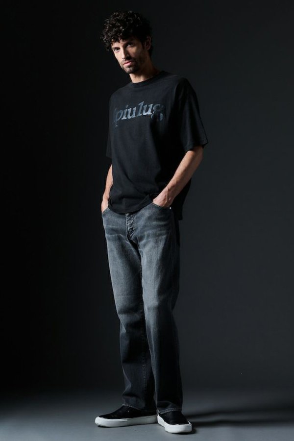 画像2: 【 20%OFF セール36,300円→29,040円】 1piu1uguale3 ウノピゥウノウグァーレトレ 113 S/S VINTAGE CREW{-BES} (2)