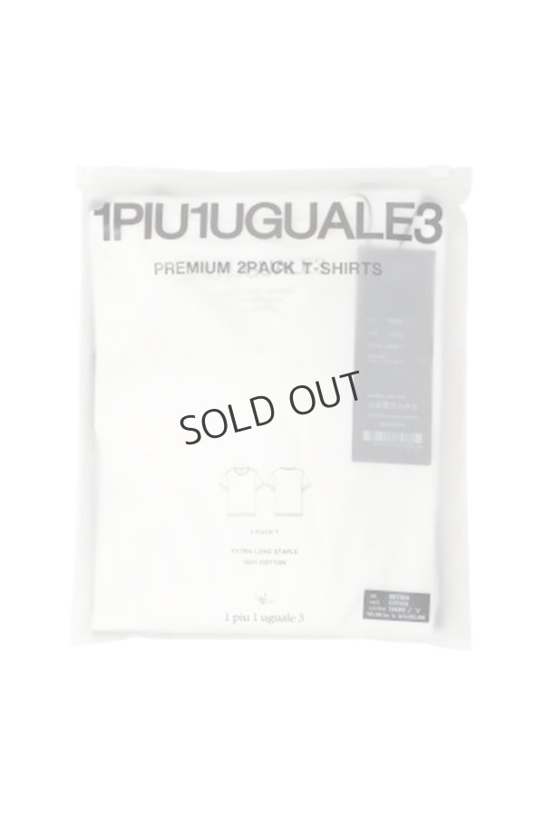 画像9: 1piu1uguale3 ウノピゥウノウグァーレトレ 2PACK T S/S CREW（2枚パック）{-BEA} (9)