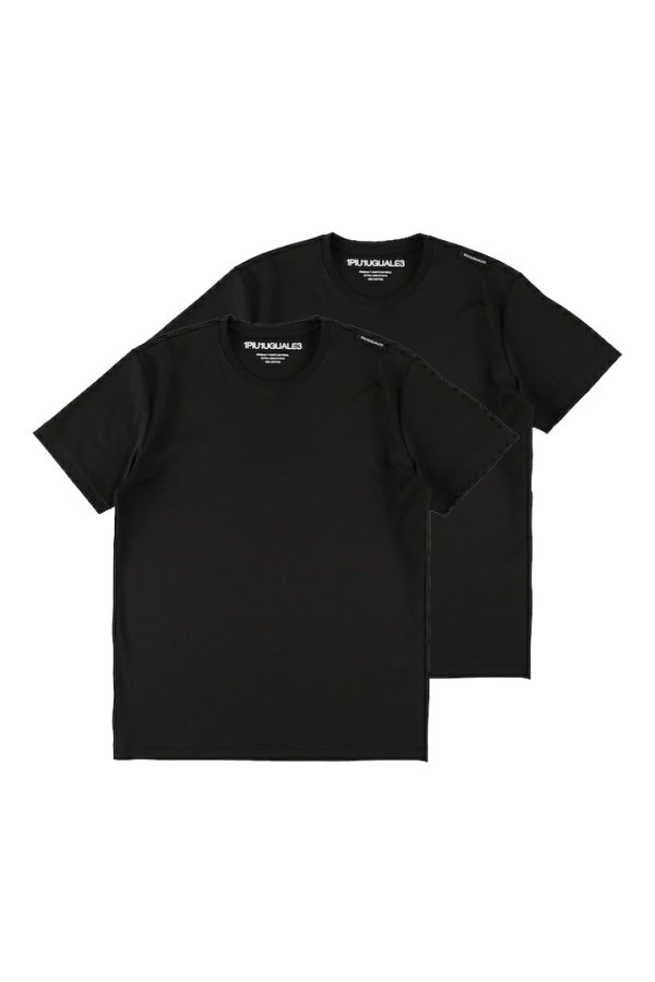 画像1: 1piu1uguale3 ウノピゥウノウグァーレトレ 2PACK T S/S CREW（2枚パック）{-BEA} (1)