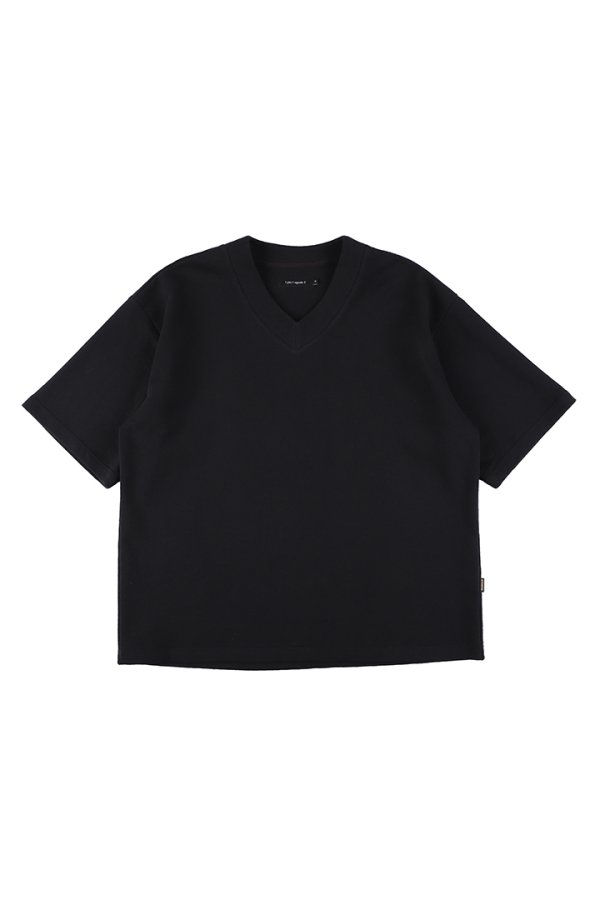 画像1: 1piu1uguale3 ウノピゥウノウグァーレトレ BIG V-NECK{-BFS} (1)