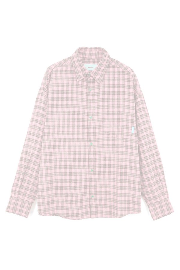 画像1:  {SOLD} mindseeker マインドシーカー Lazy Flannel {-BEA}  :MS-252-004-PNK-1  (1)
