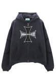 画像1: mindseeker マインドシーカー Cross Punk Zip Hoodie{-BFS} (1)