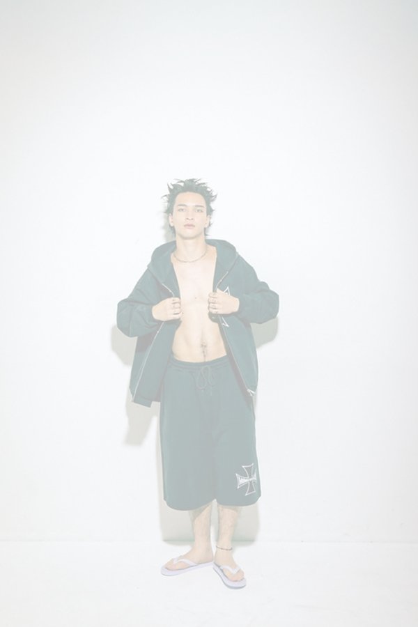 画像3:  {SOLD} mindseeker マインドシーカー Cross Punk Zip Hoodie {-BFS}  :MS-261-003-BLK-2  (3)