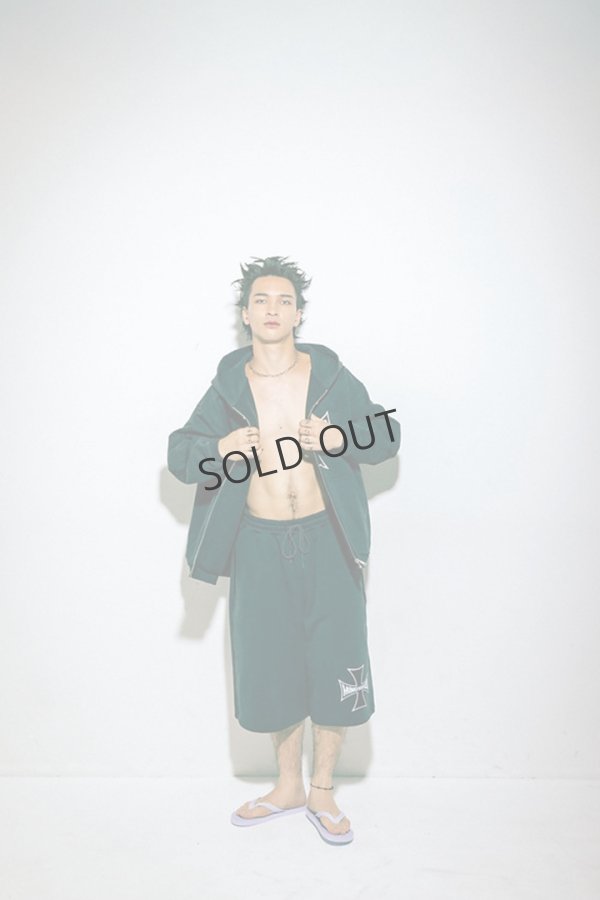 画像3: {SOLD}mindseeker マインドシーカー Cross Punk Zip Hoodie{-BFS} (3)
