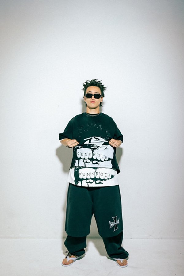 画像3: mindseeker マインドシーカー Cross Punk Sweat Pants{-BFS} (3)