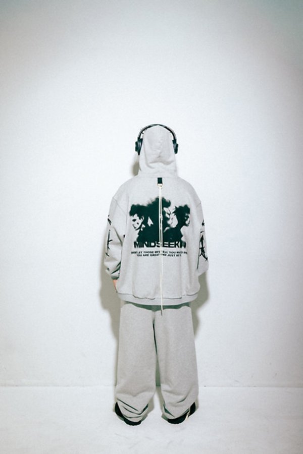 画像5: mindseeker マインドシーカー Cross Punk Sweat Pants{-BFS} (5)