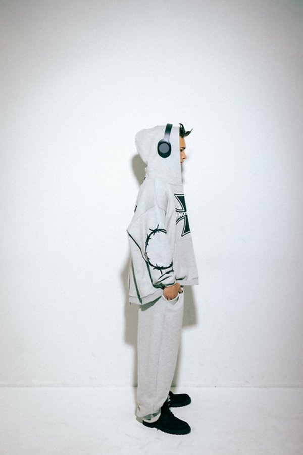 画像6: mindseeker マインドシーカー Cross Punk Sweat Pants{-BFS} (6)