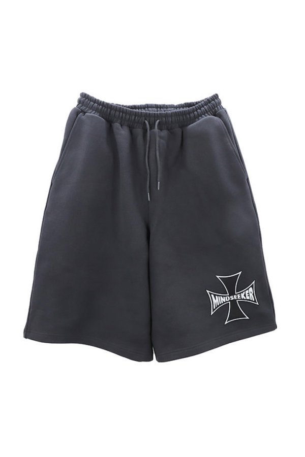 画像1: mindseeker マインドシーカー Cross Punk Sweat Shorts{-BFS} (1)