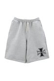 画像1: mindseeker マインドシーカー Cross Punk Sweat Shorts{-BFS} (1)