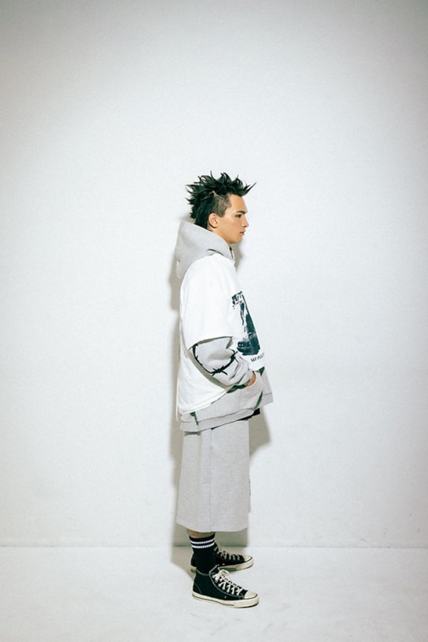 画像6: mindseeker マインドシーカー Cross Punk Sweat Shorts{-BFS} (6)